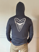 Load image into Gallery viewer, Light Weight Hooded Rash Guard Meg Tooth
