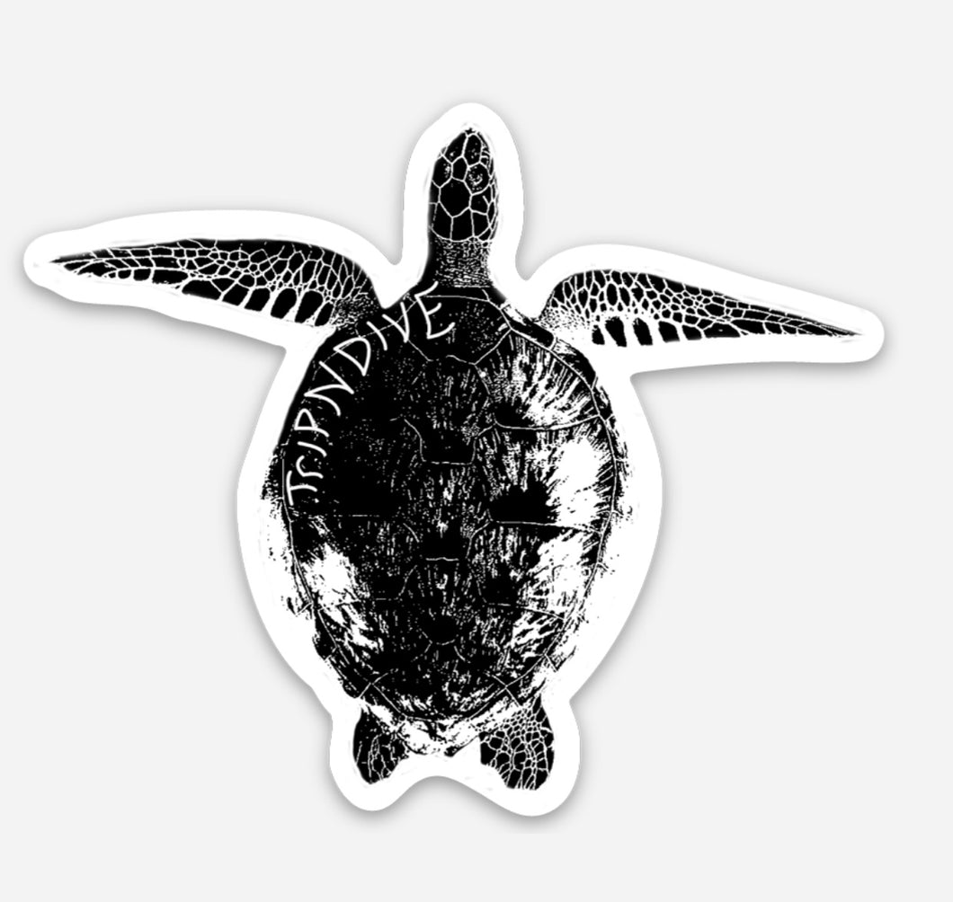 Authentic Turtle TripNdive Sticker (3 inch)