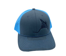 Load image into Gallery viewer, Hat - Manta Ray embroidered (White/Black, Tan/Brown, Charcoal/Turquoise, Columbia Blue)
