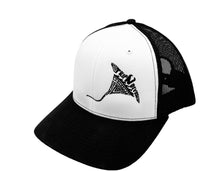 Load image into Gallery viewer, Hat - Manta Ray embroidered (White/Black, Tan/Brown, Charcoal/Turquoise, Columbia Blue)
