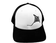 Load image into Gallery viewer, Hat - Manta Ray embroidered (White/Black, Tan/Brown, Charcoal/Turquoise, Columbia Blue)
