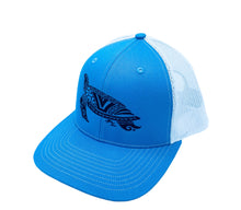 Load image into Gallery viewer, Tribal Turtle Hat (White/Black, Turquoise/White, Tan/Brown, Charcoal/Turquoise)
