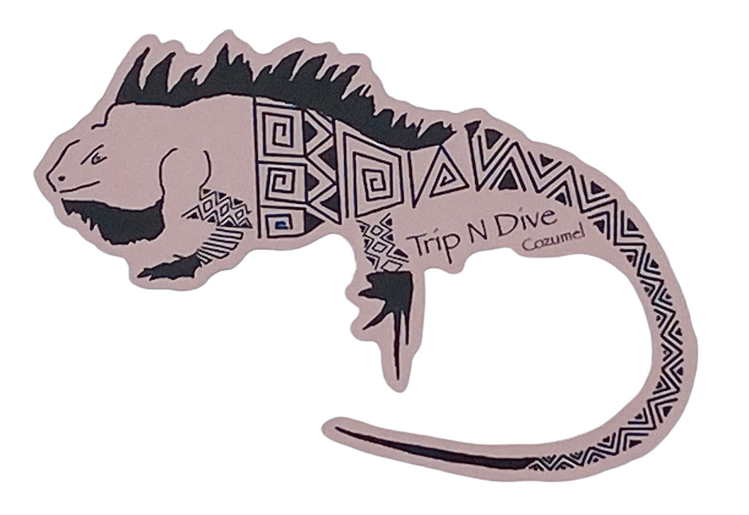 Authentic Iguana TripNdive Sticker (3 Inch)